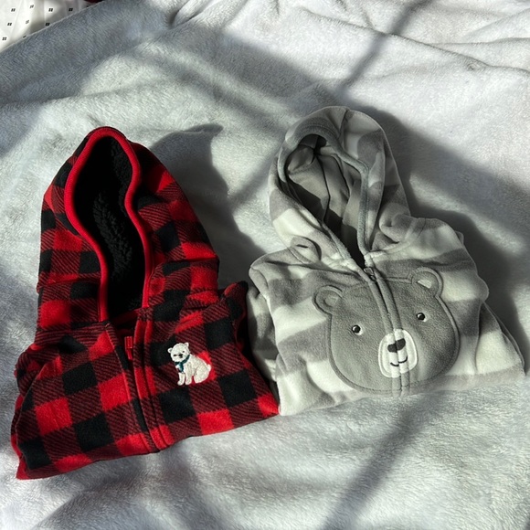 Carters Just One You Fleece One Pc Zip Up - Picture 2 of 6